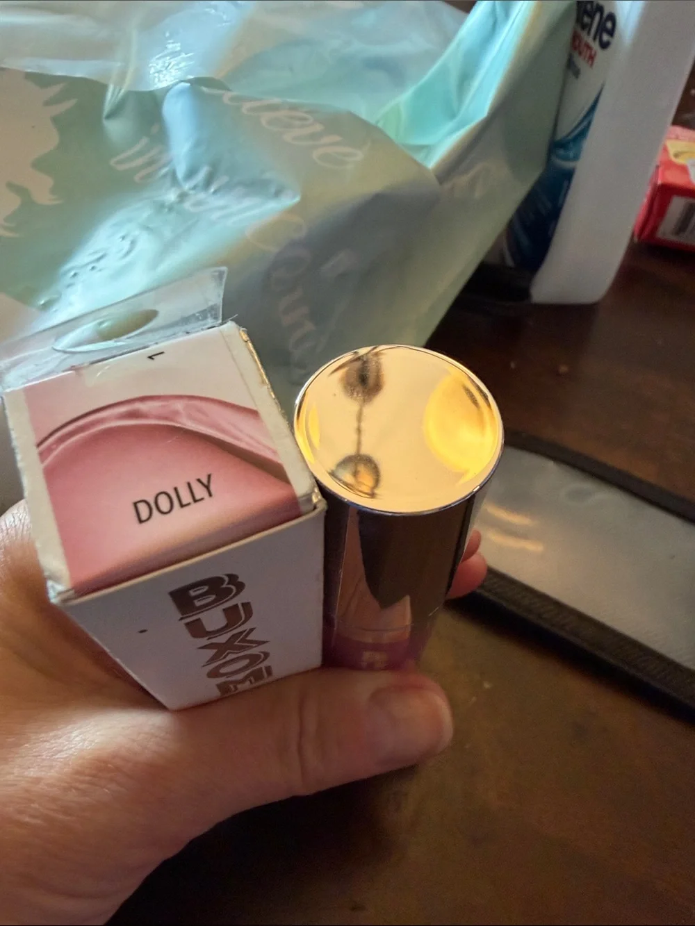 BUXOM Full-On Plumping Lip Oil — Dolly Mauve Rose NIB 👄